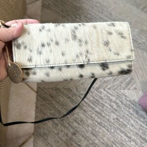 Myra Bag horse hair clutch